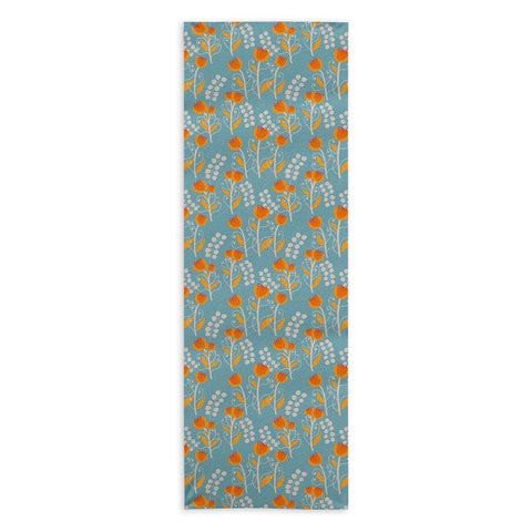 Viviana Gonzalez Folk Wild Flowers Yoga Towel