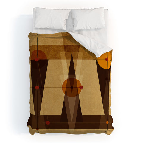 Viviana Gonzalez Geometric Abstract 4 Duvet Cover