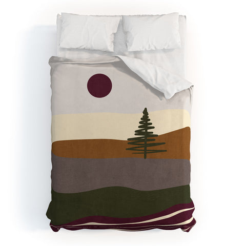 Viviana Gonzalez Holiday Vibes Landscape 1 Duvet Cover