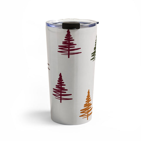 Viviana Gonzalez Holiday Vibes trees 1 Travel Mug