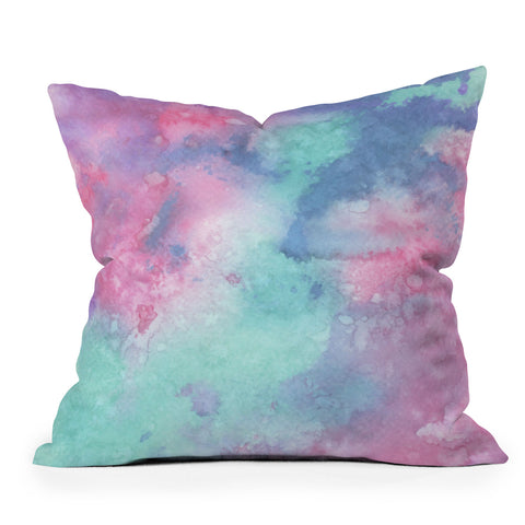 Viviana Gonzalez Ink Play Abstract 02 Outdoor Throw Pillow