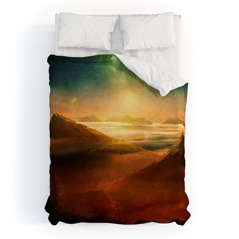 Viviana Gonzalez Into the trees Duvet Cover
