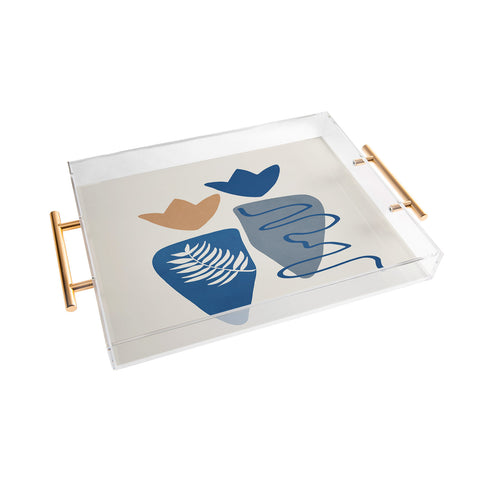 Viviana Gonzalez Isolated Shapes II Acrylic Tray