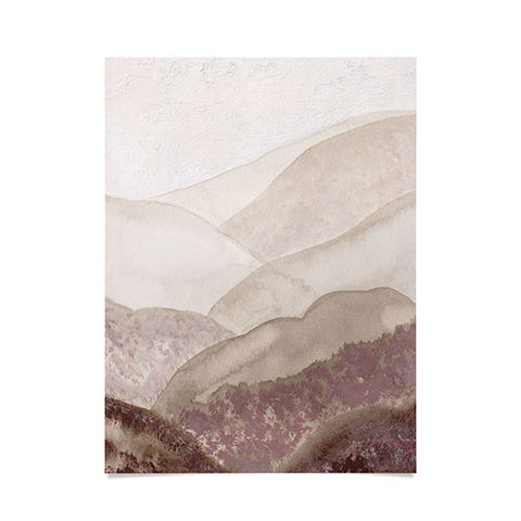 Viviana Gonzalez Japandi Mountains 01 Poster