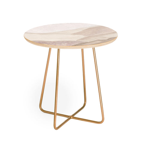 Viviana Gonzalez Japandi Mountains 01 Round Side Table