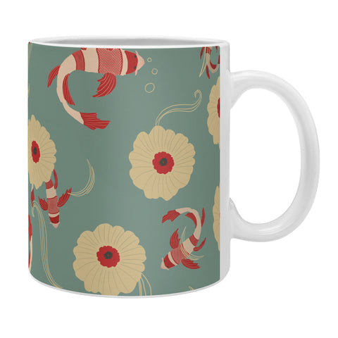 Viviana Gonzalez Koi pattern Japan Coffee Mug