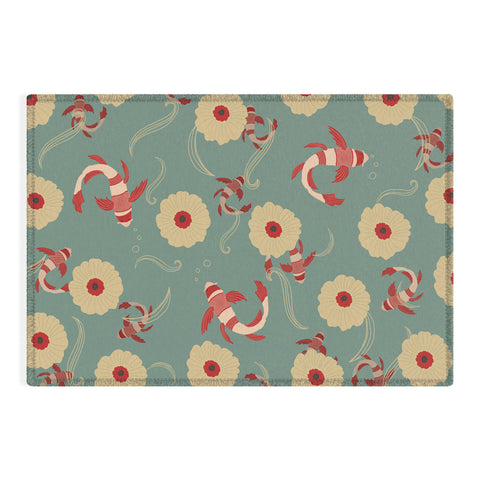 Viviana Gonzalez Koi pattern Japan Outdoor Rug