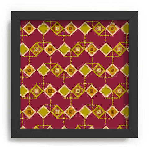 Viviana Gonzalez Mid Century Geometric Vibes Recessed Framing Square