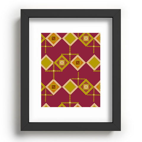 Viviana Gonzalez Mid Century Geometric Vibes Recessed Framing Rectangle