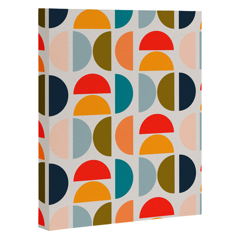 Viviana Gonzalez Mid Century Geometric Vibes I Art Canvas