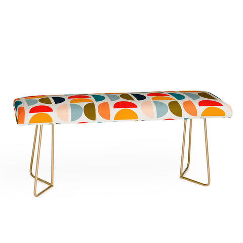 Viviana Gonzalez Mid Century Geometric Vibes I Bench