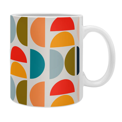 Viviana Gonzalez Mid Century Geometric Vibes I Coffee Mug