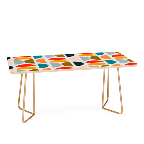 Viviana Gonzalez Mid Century Geometric Vibes I Coffee Table