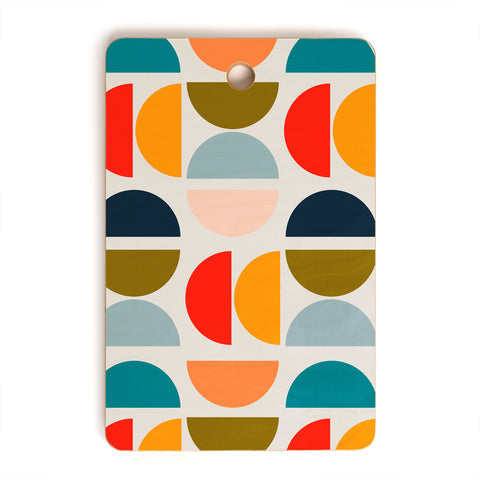 Viviana Gonzalez Mid Century Geometric Vibes I Cutting Board Rectangle