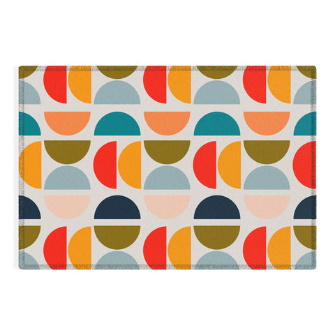 Viviana Gonzalez Mid Century Geometric Vibes I Outdoor Rug