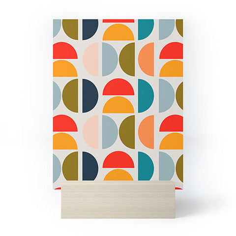 Viviana Gonzalez Mid Century Geometric Vibes I Mini Art Print