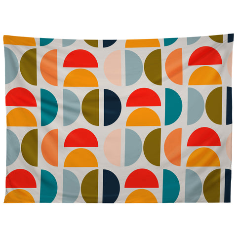 Viviana Gonzalez Mid Century Geometric Vibes I Tapestry