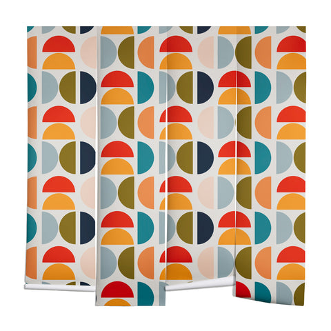 Viviana Gonzalez Mid Century Geometric Vibes I Wall Mural