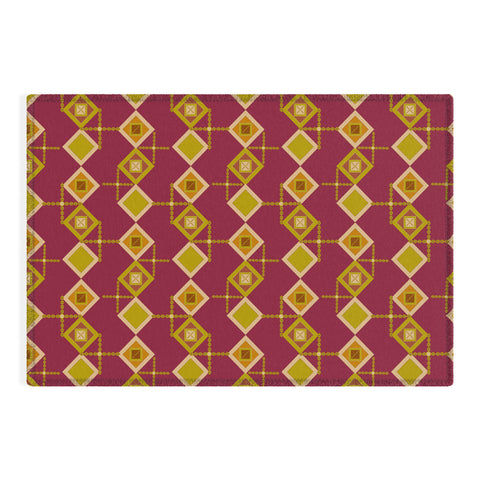 Viviana Gonzalez Mid Century Geometric Vibes Outdoor Rug