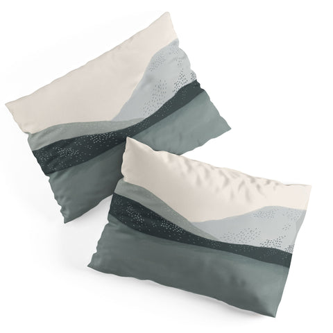 Viviana Gonzalez Minimal Patterned Mountains 01 Pillow Shams