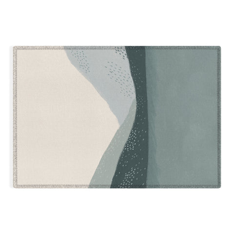 Viviana Gonzalez Minimal Patterned Mountains 01 Outdoor Rug