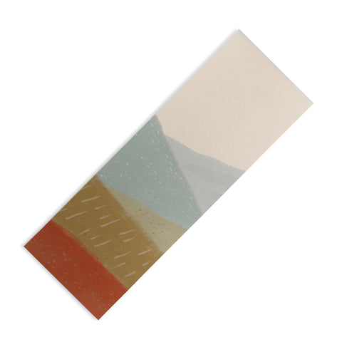Viviana Gonzalez Minimal Patterned Mountains 2 Yoga Mat
