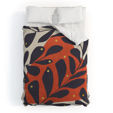 Viviana Gonzalez Modern botanical composition 4 Duvet Cover