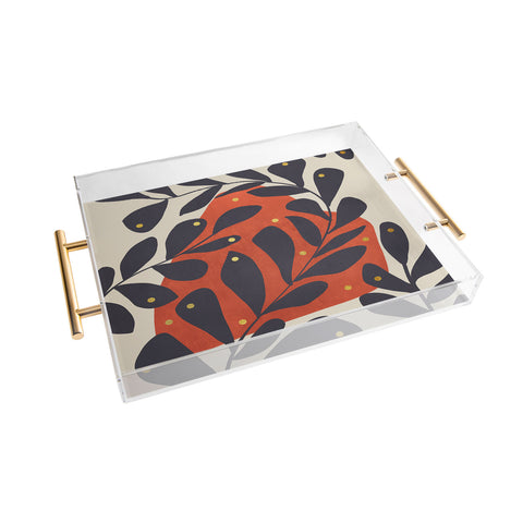 Viviana Gonzalez Modern botanical composition 4 Acrylic Tray