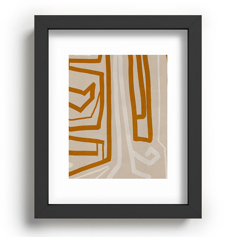 Viviana Gonzalez Modern LineArt 01 Recessed Framing Rectangle