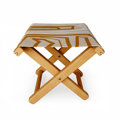 Viviana Gonzalez Modern LineArt 01 Folding Stool