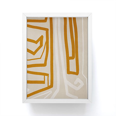 Viviana Gonzalez Modern LineArt 01 Framed Mini Art Print