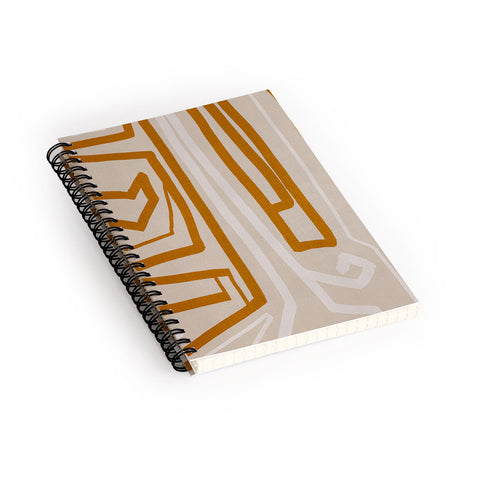 Viviana Gonzalez Modern LineArt 01 Spiral Notebook