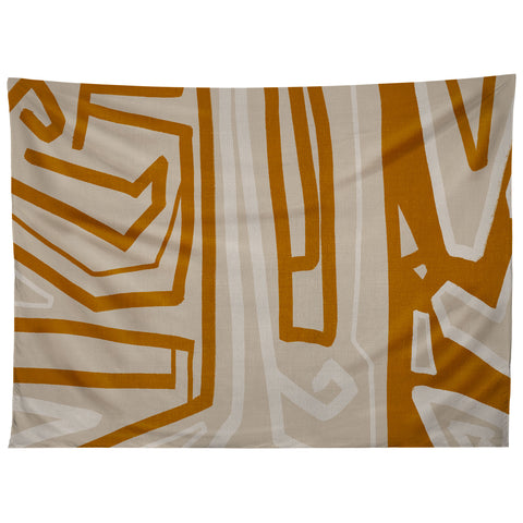 Viviana Gonzalez Modern LineArt 01 Tapestry