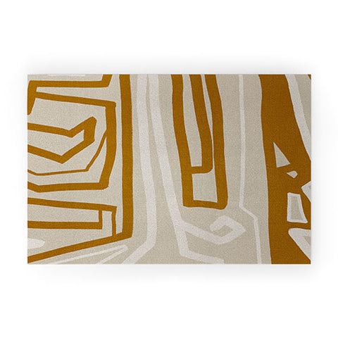 Viviana Gonzalez Modern LineArt 01 Welcome Mat