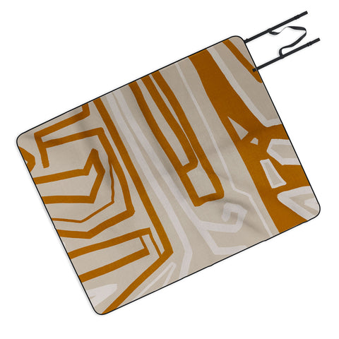 Viviana Gonzalez Modern LineArt 01 Picnic Blanket