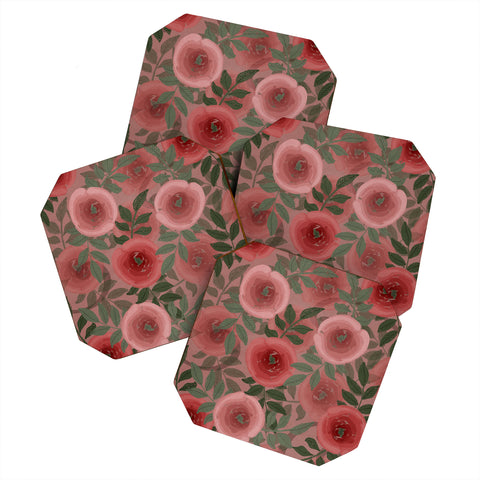 Viviana Gonzalez Moody Blooms 02 Coaster Set