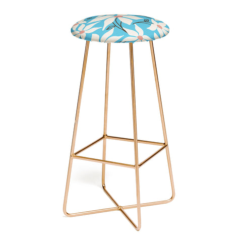 Viviana Gonzalez Moody Blooms 05 Bar Stool