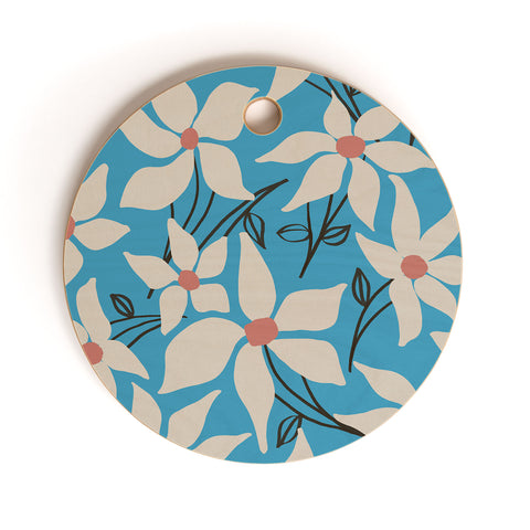 Viviana Gonzalez Moody Blooms 05 Cutting Board Round
