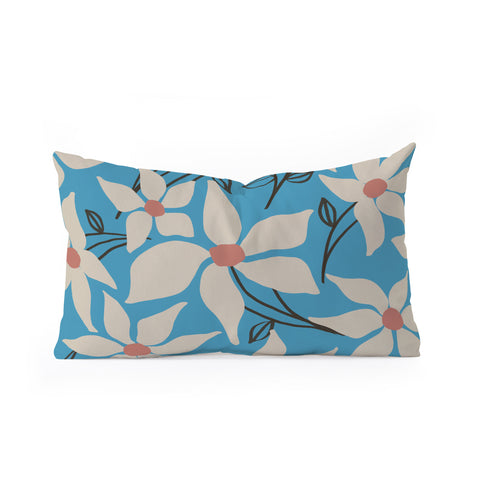 Viviana Gonzalez Moody Blooms 05 Oblong Throw Pillow