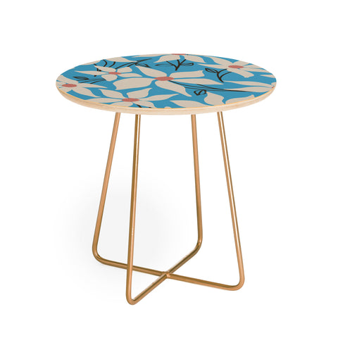 Viviana Gonzalez Moody Blooms 05 Round Side Table