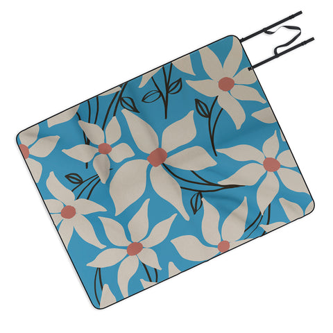 Viviana Gonzalez Moody Blooms 05 Picnic Blanket