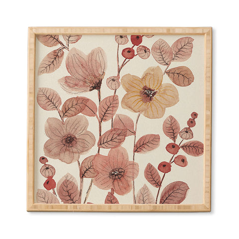 Viviana Gonzalez Moody Blooms 06 Framed Wall Art