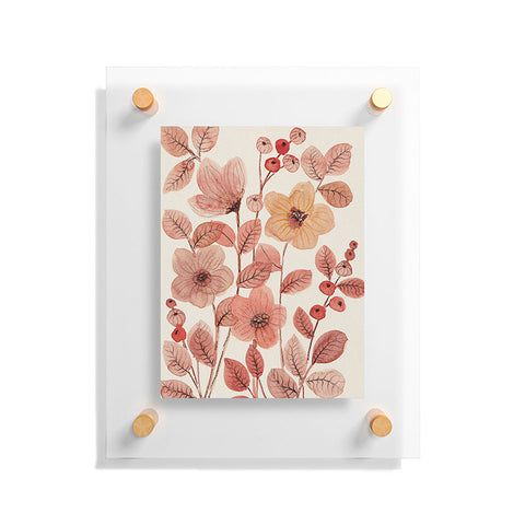 Viviana Gonzalez Moody Blooms 06 Floating Acrylic Print