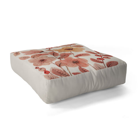 Viviana Gonzalez Moody Blooms 06 Floor Pillow Square