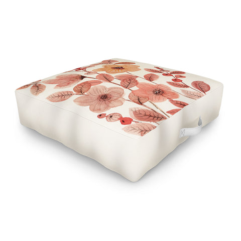 Viviana Gonzalez Moody Blooms 06 Outdoor Floor Cushion