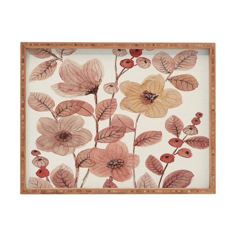 Viviana Gonzalez Moody Blooms 06 Rectangular Tray