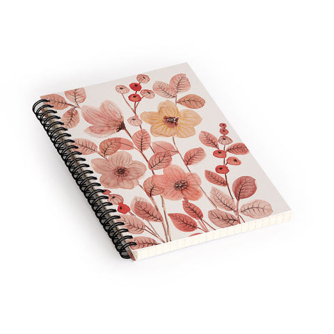 Viviana Gonzalez Moody Blooms 06 Spiral Notebook