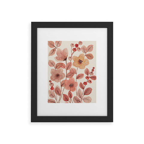 Viviana Gonzalez Moody Blooms 06 Framed Art Print