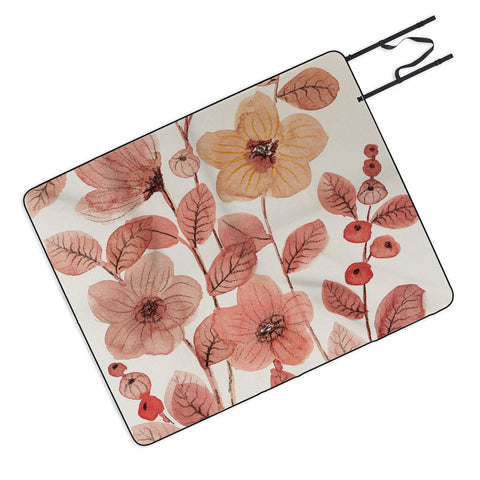 Viviana Gonzalez Moody Blooms 06 Picnic Blanket
