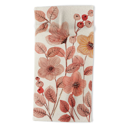 Viviana Gonzalez Moody Blooms 06 Beach Towel